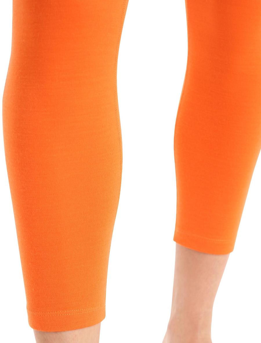 Icebreaker 15.5 Merino Thermal Leggings Naisten Base Layers Oranssi | FI 1869ZUTG